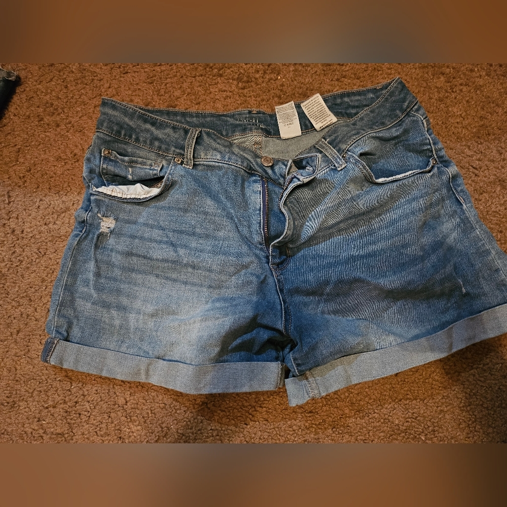 Time and Tru Blue Jean Shorts